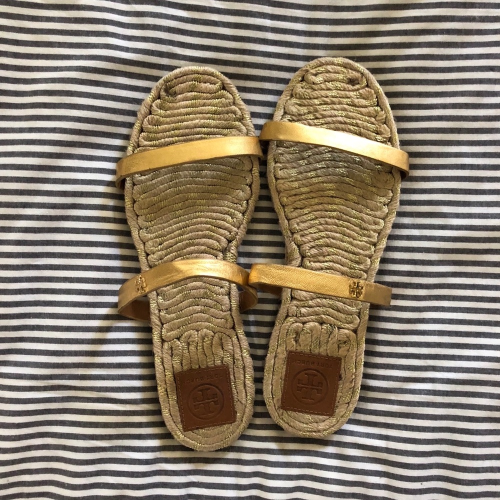 Tory Burch espadrilles sandals!
